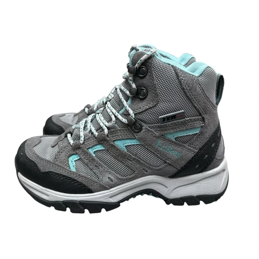 LL Bean Womens TEK 2.5 Hiking Trail Walking Boots Outdoors Shoes Blue Sz US 6‎ M